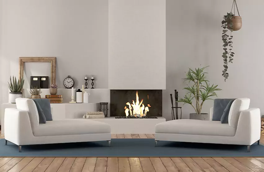 Custom Fireplace Design in Saanich, BC